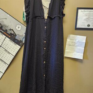 🖤 Halara Backless Cut Out Twisted Practice Dress - XL